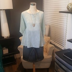 Torrid Chiffon Flounce Top